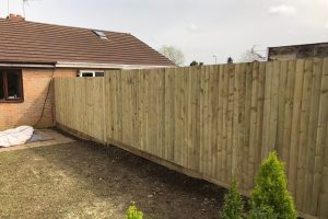 Feather Edge Board Fence